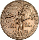 BILDHAUER und MEDAILLEURE des XIX. bis XXI. Jh.. DEUTSCHLAND vor    1945. GOETZ, Karl Xaver *1875 Augsburg +1950 München. Medaille 1933 a. d. Maßnahme...