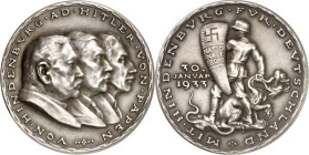 BILDHAUER und MEDAILLEURE des XIX. bis XXI. Jh.. DEUTSCHLAND vor    1945. GOETZ, Karl Xaver *1875 Augsburg +1950 München. Medaille 1933 a. d. Ernennun...
