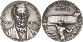 BILDHAUER und MEDAILLEURE des XIX. bis XXI. Jh.. DEUTSCHLAND vor    1945. GOETZ, Karl Xaver *1875 Augsburg +1950 München. Medaille o.J. (1935) Wilhelm...