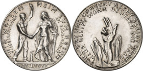 BILDHAUER und MEDAILLEURE des XIX. bis XXI. Jh.. DEUTSCHLAND vor    1945. GOETZ, Karl Xaver *1875 Augsburg +1950 München. Medaille 1935 a.d. Volksabst...