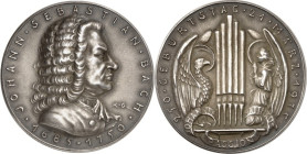 BILDHAUER und MEDAILLEURE des XIX. bis XXI. Jh.. DEUTSCHLAND vor    1945. GOETZ, Karl Xaver *1875 Augsburg +1950 München. Medaille 1935 Johann Sebasti...