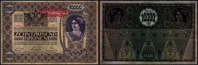 ÖSTERREICH. Österr.- Ungar. Bank. 10.000 Kronen 2.11.1918. Pick&nbsp; 25. .