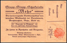 SACHSEN-GOTHA. Waltershausen, #Apotheke und Drogerien#. Waltershausen,Apotheke und Drogerien. 10 Pf. o.D Mit eine Briefmarke.Wert 10 Pf. Tieste. 7685....