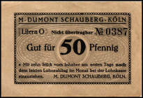 RHEINLAND. Köln, Verlag M.Dumont-Schauberg. 10, 50 Pfg. o.D. v.E. 786.19, 29b. (2).
