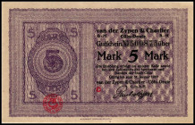 RHEINLAND. Köln-Deutz, v. d. Zypen & Charlier-GmbH. 1, 2, 5 Mark o.D. -31.1.1919. v.E. 847.1-3. .
