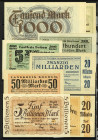 RHEINLAND. Sammlung. Ruhrgebiet 1923 Sammellot meist Bochum von 87.1 bis 101.4, auch Lothringen 296.1- 296.10,auch Gelsenkirchen und Wattenscheid (876...