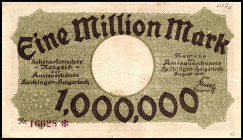 WÜRTTEMBERG. Hechingen- Haigerloch, Amtsverbände. 1 Mio. Mark Aug.1923. Ke. 2277d. .