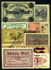ALLGEMEINE LOTS UND SAMMLUNGEN. ALLGEMEIN. Allgemein. Kleine Sammlung 1918-1922. ca 140 Notgeld und Serien Scheine, der Inflation in Album. .