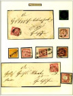 DEUTSCHES REICH. ALTDEUTSCHLAND. BADEN. Umfangreiche gepflegte Stempelsammlung mit Nummern- und Ortsstempel, die meisten Orte von "1" Aach. - "74" Kro...