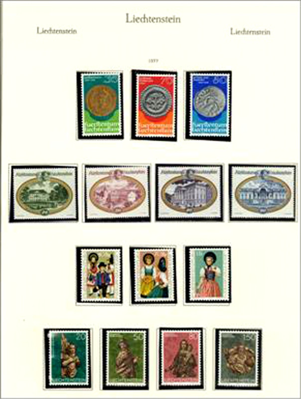 EUROPA. 
LIECHTENSTEIN. 
Sammlung Liechtenstein 1960-1979 komplett ** oder #St...