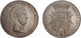 ZECCHE ITALIANE. GRANDUCATO DI TOSCANA. 
LEOPOLDO II DI LORENA (1824-1859). FRANCESCONE 1858
Argento, 27,38 gr, 40 mm. Lieve frattura del tondello a...