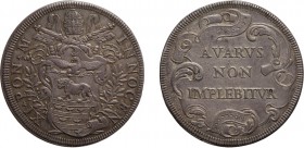 ZECCHE ITALIANE. STATO PONTIFICIO. ROMA. 
INNOCENZO XI (1676-1689). MEZZA PIASTRA
Argento, 15,95 gr, 37 mm. Piacevole patina. Buon BB/SPL
D: INNOCE...