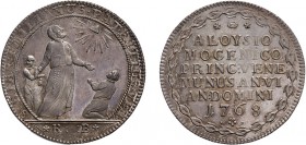 ZECCHE ITALIANE. VENEZIA. 
ALVISE IV MOCENIGO (1763-1778). OSELLA 1768
Argento, 9,80 gr, 32 mm. SPL+ 
D: S HIER EMILIANUS PATRITIUS VEN S. Girolamo...