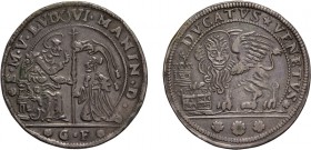 ZECCHE ITALIANE. VENEZIA. LUDOVICO MANIN (1789-1797). DOPPIO DUCATO
Argento, 44,55 gr, 40 mm. Rarissimo. Buon BB
D: S M V LVDOVICVS MANIN D S. Marco...