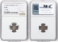 Philip V Cob 1/2 Real 1715 Mo-J VF20 NGC, Mexico City mint, KM24, Cal-191. 1.73gm. Clear date. HID09801242017 © 2024 Heritage Auctions | All Rights Re...