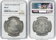 Charles IV 8 Reales 1804 Mo-TH MS63 NGC, Mexico City mint, KM109, Cal-980. From the Globus Collection HID09801242017 © 2024 Heritage Auctions | All Ri...