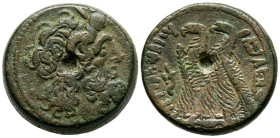 REINO PTOLEMAICO, tiempos de Cleopatra III y Ptolomeo IX hasta Ptolomeo XII. Ae19. (Ae. 8,82g/20mm). 116-51 a.C. Alejandría. (Svoronos 1426; SNG Copen...