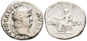 NERON. Denario. (Ar. 3,33g/18mm). 67-68 d.C. Roma. (RIC 72). Anv: Cabeza laureada de Nerón a derecha, alrededor leyenda: IMP NERO CAESAR AVG P P. Rev:...
