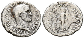 GALBA. Denario. (Ar. 3,10g/19mm). 68-69 d.C. Roma. (RIC 211). Anv: Cabeza laureada de Galba a derecha, alrededor leyenda: IMP SER GALBA CAESAR AVG. Re...