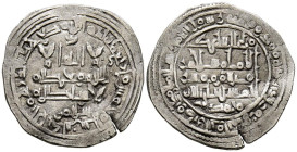 CALIFATO DE CORDOBA. Suleyman (2° reinado). Dirham. (Ar. 3,75g/25mm). 405H. al-Ándalus / الاندلس. (Vives 797; Prieto 28d). Citando a Sulayman / سليمن ...