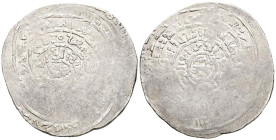 GURÍES. Gyat al-Din Muhammad B. Sam (558-599H). Dirham. (Ar. 4,76g/29mm). Sin fecha. Gazná. (Album 1770). MBC-. Repinte.