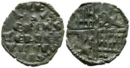 ALFONSO X (1252-1284). Dinero alfonsí ''de la 1º guerra de Granada''. (Ve. 0,84g/17mm). Marca de ceca estrella y dos puntos. (Imperatrix A10:4.56; FAB...