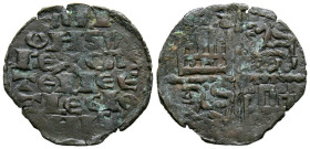 ALFONSO X (1252-1284). Dinero alfonsí de la 1º guerra de Granada". (Ve. 1,06g/17mm). Marca de ceca: tres puntos en trebolillo. (Imperatrix A10:4.84 FA...