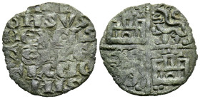 ALFONSO X (1252-1284). Dinero alfonsí de la 1º guerra de Granada". (Ve. 0,80g/16mm). Marca de ceca: Tres puntos en trebolillo. (Imperatrix A10:4.84 FA...