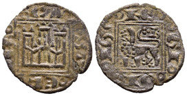 ALFONSO X (1252-1284). Pugesa / Óbolo. (Ve. 0,41g/14mm). Sin marca de ceca. (Imperatrix A10:14.50; FAB-280). Anv: Castillo dentro de gráfila cuadrada,...