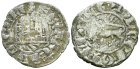 FERNANDO IV (1295-1312). Dinero. (Ve. 0,70g/19mm). Burgos. (Imperatrix F4:2.21; FAB-325, como pepión). Anv: Castillo, debajo S, todo dentro de gráfila...