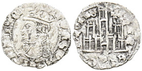 ALFONSO XI (1312-1350). Dinero Coronado/Cornado. (Ve. 0,81g/19mm). Sevilla. (Imperatrix A11:4.2; FAB-344.1). Anv: Busto coronado de Alfonso XI a izqui...