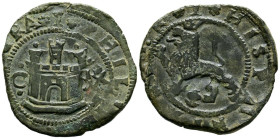 FELIPE II (1556-1598). 2 Maravedís (Ve. 3,93g/23mm). S/D (1577-1582). Cuenca X. (Cal-2019-56). MBC.