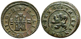 FELIPE III (1598-1621). 2 Maravedís. (Ae. 1,43g/16mm). 1607. Segovia. (Cal-2019-193). MBC.