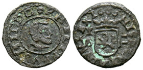 FELIPE IV (1621-1665). 2 Maravedís. (Ae. 0,47g/12mm). 1663. Cuenca. (Cal-2019-130). MBC-.