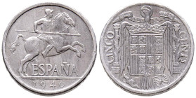 ESTADO ESPAÑOL (1936-1975). 5 Céntimos. (Al. 1,15g/20mm). 1940. Madrid. (Cal-2019-1). EBC. Escasa.