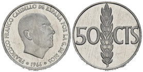 ESTADO ESPAÑOL (1936-1975) 50 Céntimos (Al. 0,96g/20mm). 1966 *19-75. Madrid. (Cal-2019-39). EBC+.
