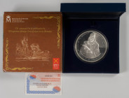 JUAN CARLOS I (1975-2014). 50 Euros. (Ar. 168.75g/73mm). Don Quijote de La Mancha. 2005. FNMT. PROOF. Incluye estuche original y certificado de autent...