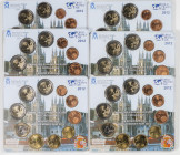 JUAN CARLOS I (1975-2014). Conjunto de 21 sets de Monedas Españolas Euro No Circulados" emitidos con motivo de la World Money Fair de 2012. 10 Valores...