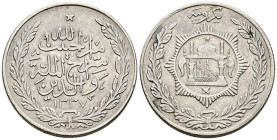 AFGANISTÁN. 1 Rupia (Ar. 9,18g/25mm). 1919 (1337 AH). Habibullah Khan. (Km#853). MBC+.
