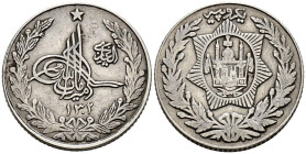 AFGANISTÁN. 1 Rupia (Ar. 9,17g/27mm). 1923 (1341 AH). Amanullah. (Km#885). MBC.
