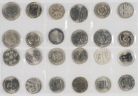 ALEMANIA. Interesante y variado conjunto de 40 monedas de las antiguas República Democrática Alemana y República Federal Alemana. Variedad de módulos ...