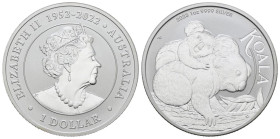 AUSTRALIA. 1 Dollar. (Ar. 31,36g/40mm). 2023. Perth P. Koala. SC. Incluye cápsula.