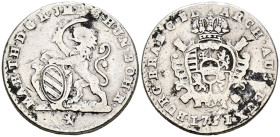 AUSTRIA. 2 Escalins (Ar. 8,72g/28mm). 1751. María Teresa. Brujas. Países Bajos Austriacos. (Km#16). MBC.