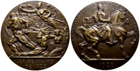 ECUADOR. Centenario de la Batalla de Pichincha (Ae. 312g/79mm). 1922. Grabador: L. Casadio. EBC.