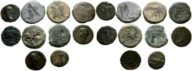 IMPERIO ROMANO. Interesante conjunto formado por 10 monedas de alto imperio. Diferentes módulos, pesos y estados de conservación. A EXAMINAR.