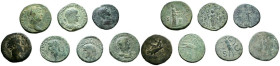 IMPERIO ROMANO. Muy interesante conjunto formado por 14 bronces de epoca Alto Imperial. A destacar una amplia variedad de emperadores, cecas y estados...