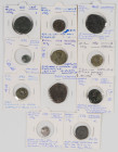 Interesantisimo cojunto formado por 11 monedas del periodo antiguo. A destacar, algunas piezas de plata y una gran variedad de módulos y cecas. Difere...