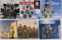 EUROS. Interesante y selecto conjunto de 47 sets conmemorativos y anuales de diferentes fechas y países entre los que encontramos: Finlandia, Grecia, ...