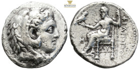 Kings of Macedon. Philip III Arrhidaios. AR Tetradrachm. Babylon Circa 323-317 BC. (16.47g. 22.3mm.) Babylon mint. Struck circa 323-320 BC. Head of He...