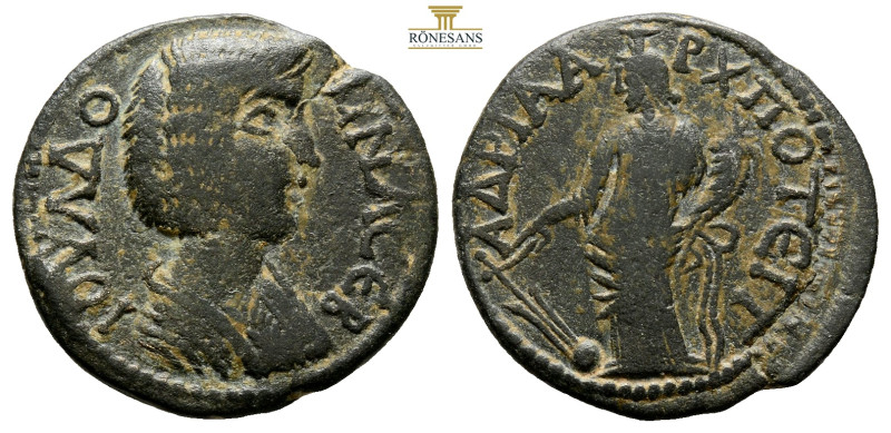 Phrygia, Hadrianopolis. Julia Domna (Augusta, 193-217). AE (4.83g, 16.9mm). Pote...